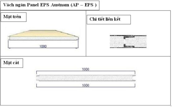 Panel EPS vách ngăn Austnam