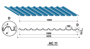 Tấm lợp Austnam AC11
